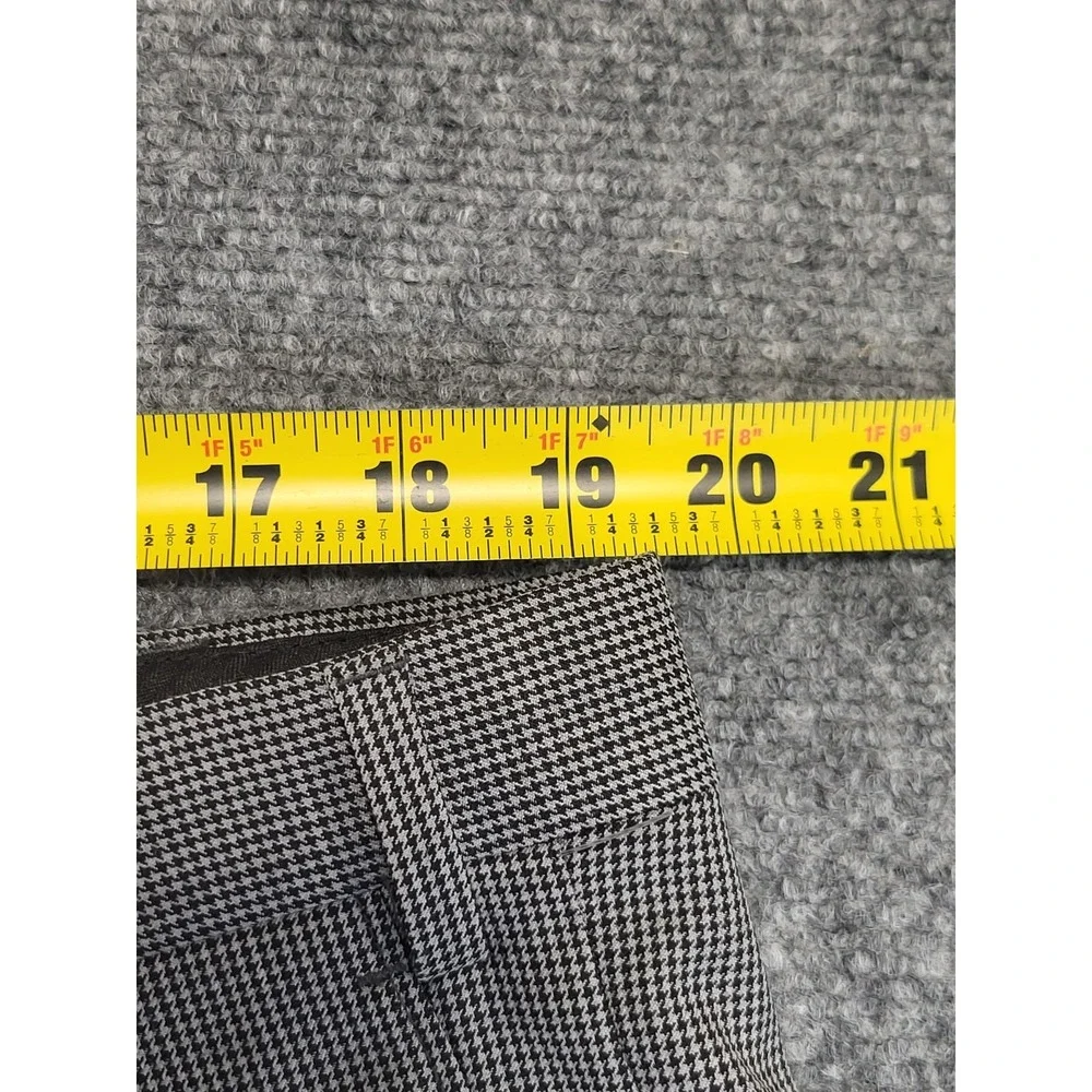 Lauren Ralph Lauren Men's Gray Micro-Check Flat Front Dress Pants Slacks 40x30